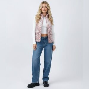 ACTIVE USA Blush Quilted Vest